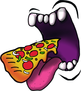 Pizza Muncher Magnet