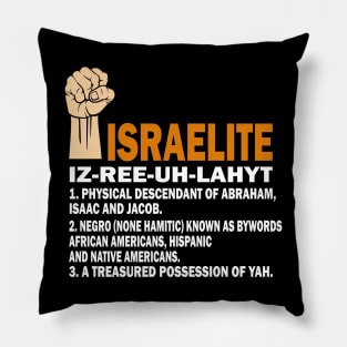 HEBREW / ISRAELITES: Israelite Definition jewish israeli pride Pillow