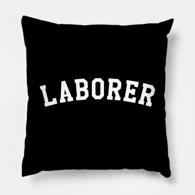 Laborer Pillow by KC Happy Shop