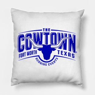 The Cowtown Texas Marathon Pillow