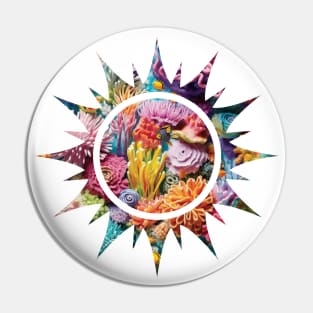 Coral Reef Sun Pin