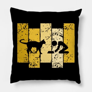 Cat Boss Funny Pillow