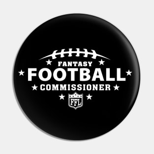 Fantasy Football Commissioner FFL 2022 Official Fantasy League Commish Shirt Pin