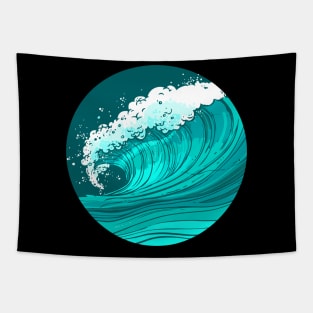 Ocean Waves Tapestry