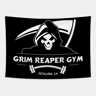 Grim Reaper Gym Petaluma Reversed Tapestry