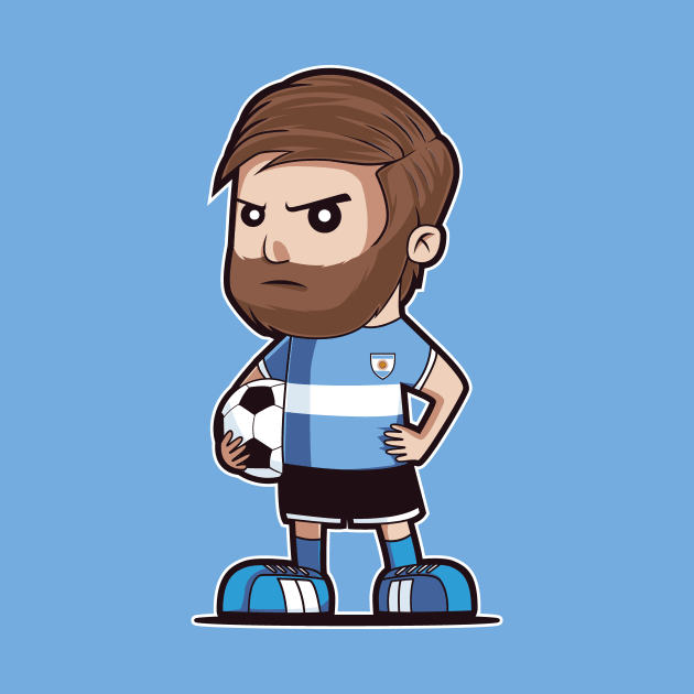 Russia Football Argentina Soccer Jersey by ikhmalrosdi