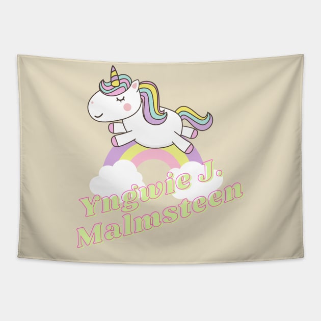 yngwie ll unicorn Tapestry by j and r