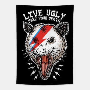 live ugly fake your death Tapestry