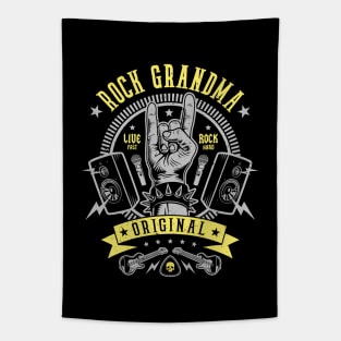 Rock Grandma Tapestry