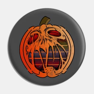 Halloween monster evil pumpkin Pin