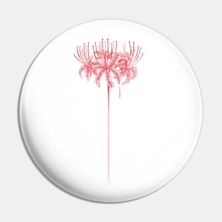 Red spider lily Pin