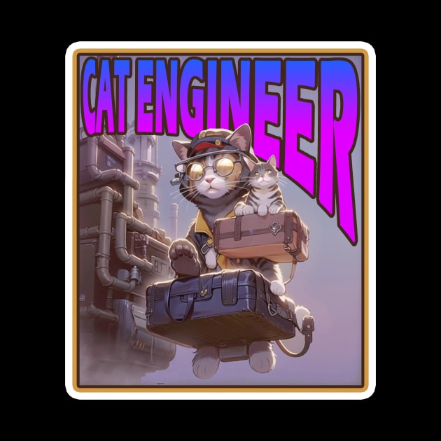 Cat Engineer by LycheeDesign