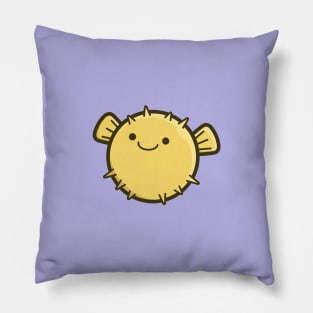 Cute Puffer Fish Pillow