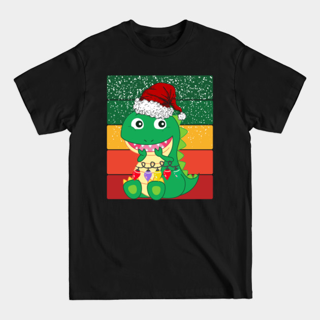 Discover dinosaur christmas tree - Dinosaur Christmas Tree - T-Shirt