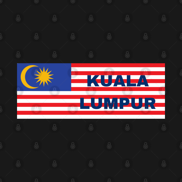 Kuala Lumpur City in Malaysian Flag by aybe7elf