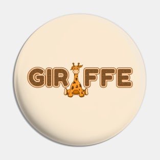 playfull giraffe Pin