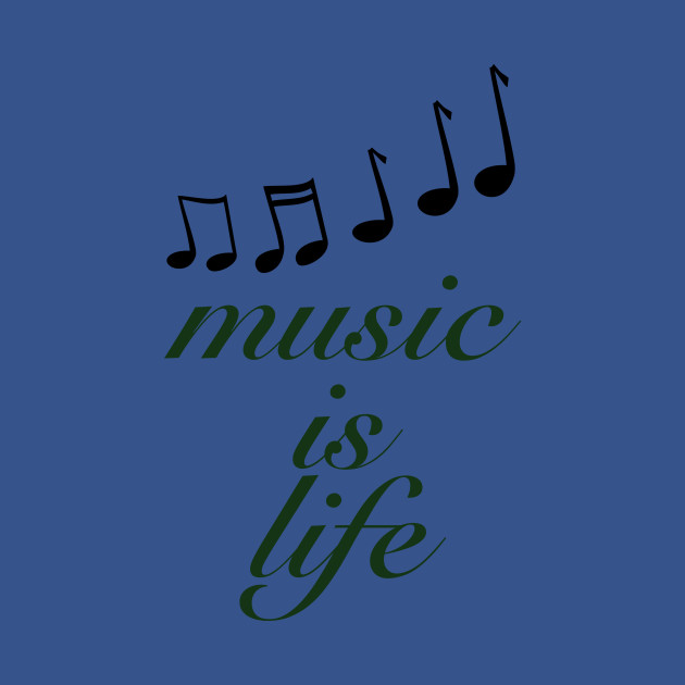 Disover Music Is Life Musicians Gifts for Music Lovers - Music Is Life - T-Shirt