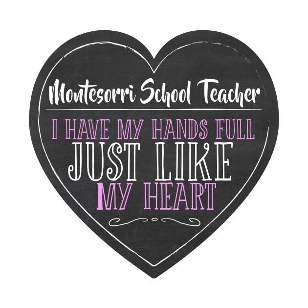 Montessori School Teacher by blastofftees