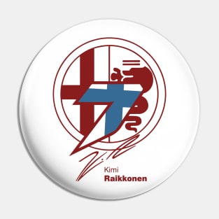 Kimi Raikkonen Alfa Romeo Racing Pin