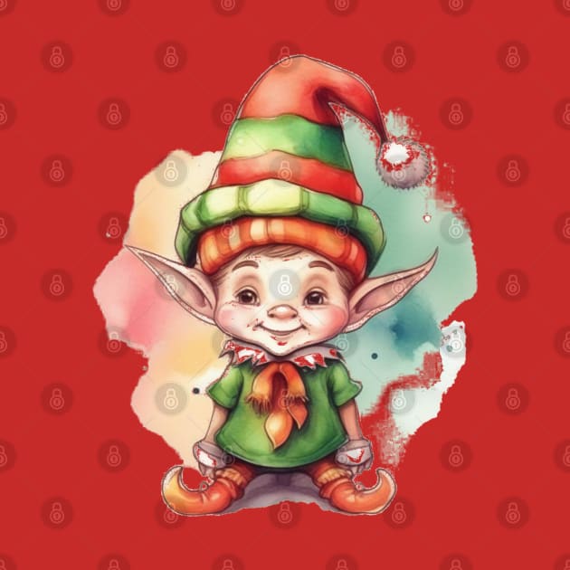 Cute  Christmas elf by Ezhael