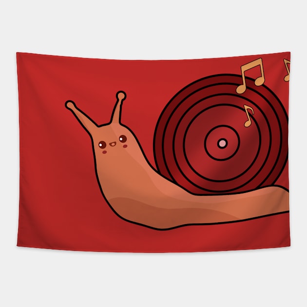 Snail music Tapestry by Furpo Design