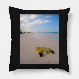 Fins In Paradise Pillow