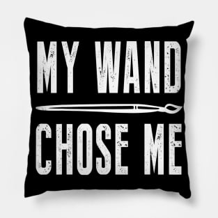 My Wand Chose Me Funny Shirt For Art Teacher Lover Pillow