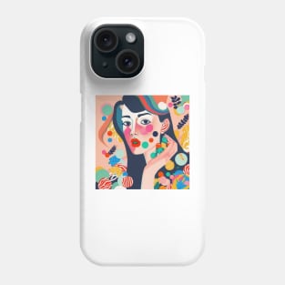 Portrait of a woman Phone Case