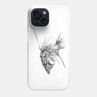 Butterfly Unique Black White Abstract Art Phone Case