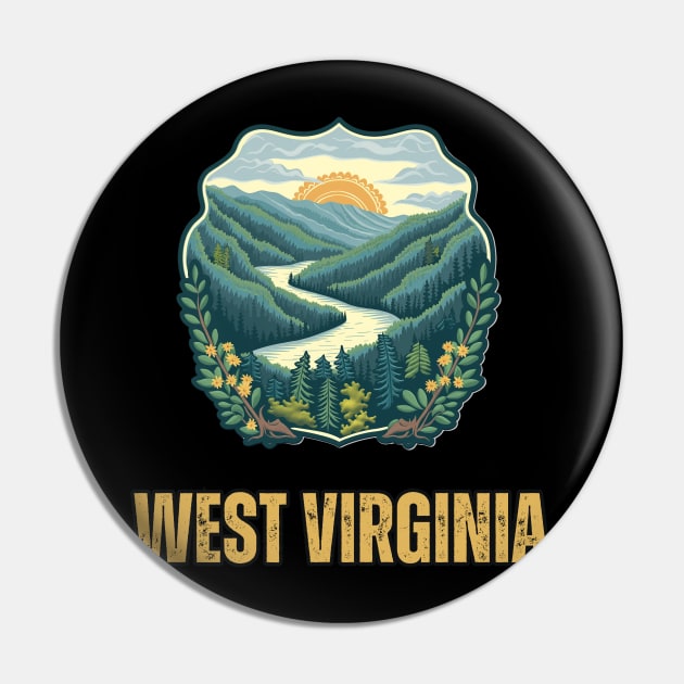West Virginia State USA Pin by Mary_Momerwids
