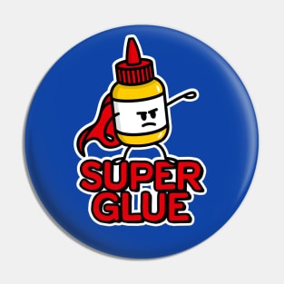 Super glue pun super hero pun hero Halloween costume Pin