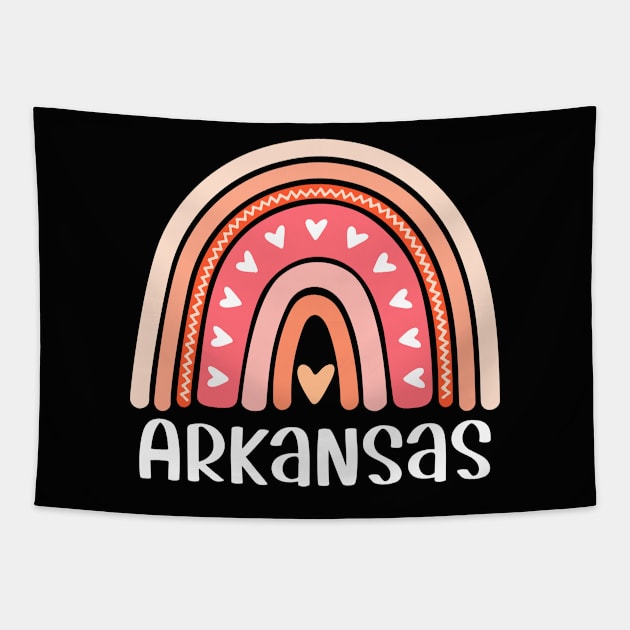 Arkansas Rainbow for Women and Girls Tapestry by JKFDesigns