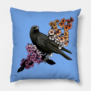 Lesbian Crow Pillow