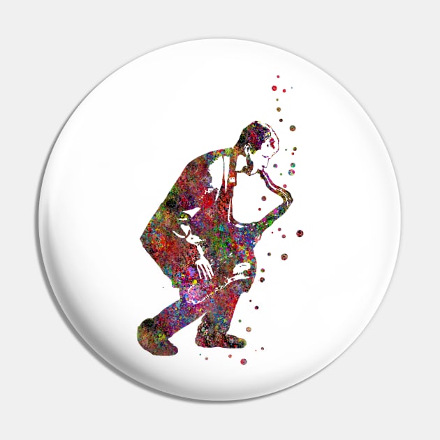 Jazz musician Pin by RosaliArt