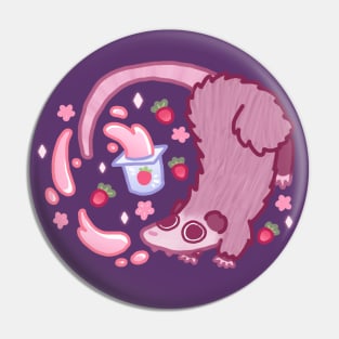 Yogurt Possum Pin