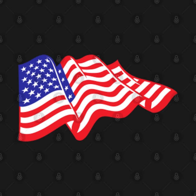 American Flag by graphicganga