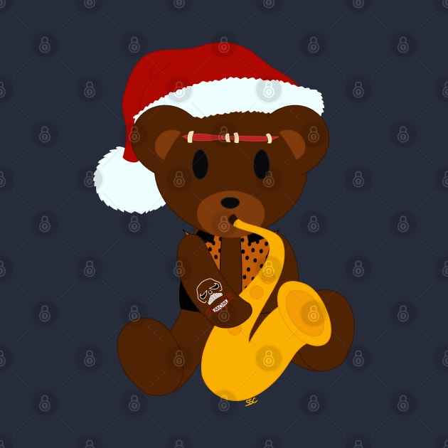 Eddie's Teddy w/Santa Hat by SpectreSparkC