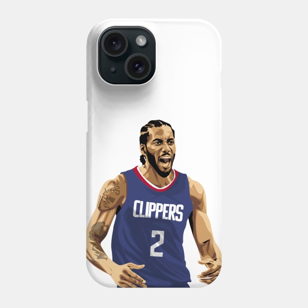 Kawhi Leonard Phone Case by knnthmrctn