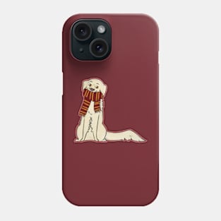 Golden retriever dog red and gold Phone Case