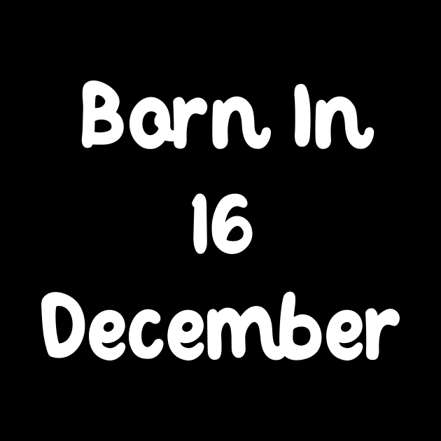 Born In 16 December by Fandie