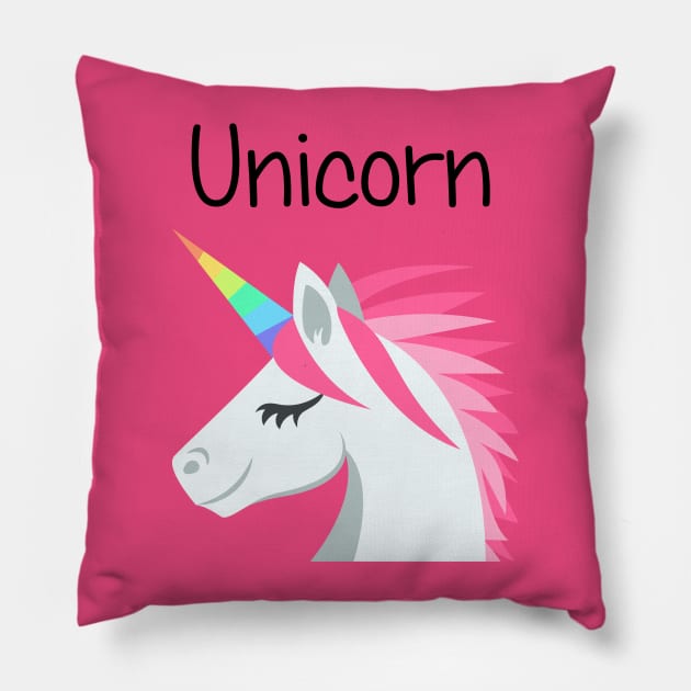 Uni Unicorn Pillow by EclecticWarrior101