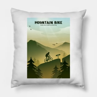 mountain bike Pillow