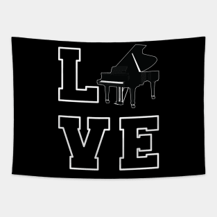 Piano Love Tapestry