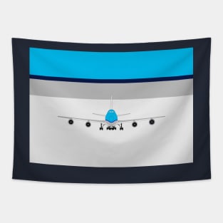 KLM Airways Queen of the Skies Boeing 747 Tapestry