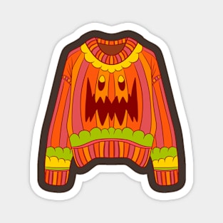 Pumpkin Illustration Magnet