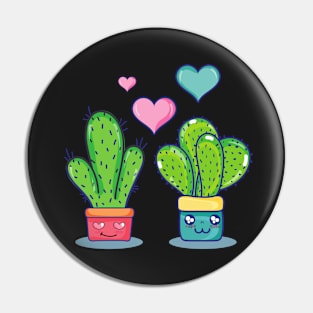 Small Cactus Plant - Love Cactus Pin