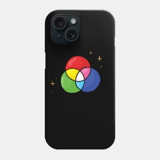 RGB circles Phone Case