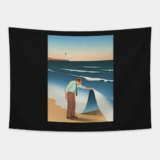 guy billout - guy billout sea Tapestry