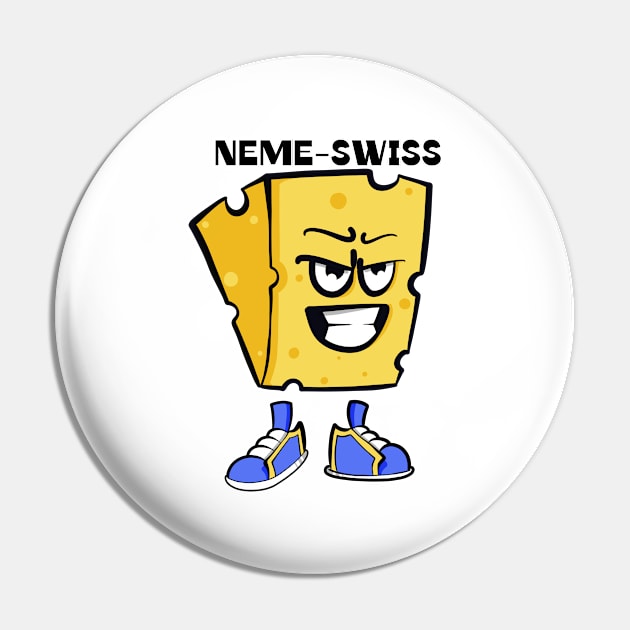 Neme-Swiss Pin by Art by Nabes