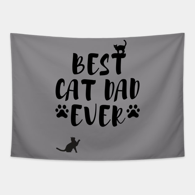 Best cat dad ever Tapestry by MikeNotis